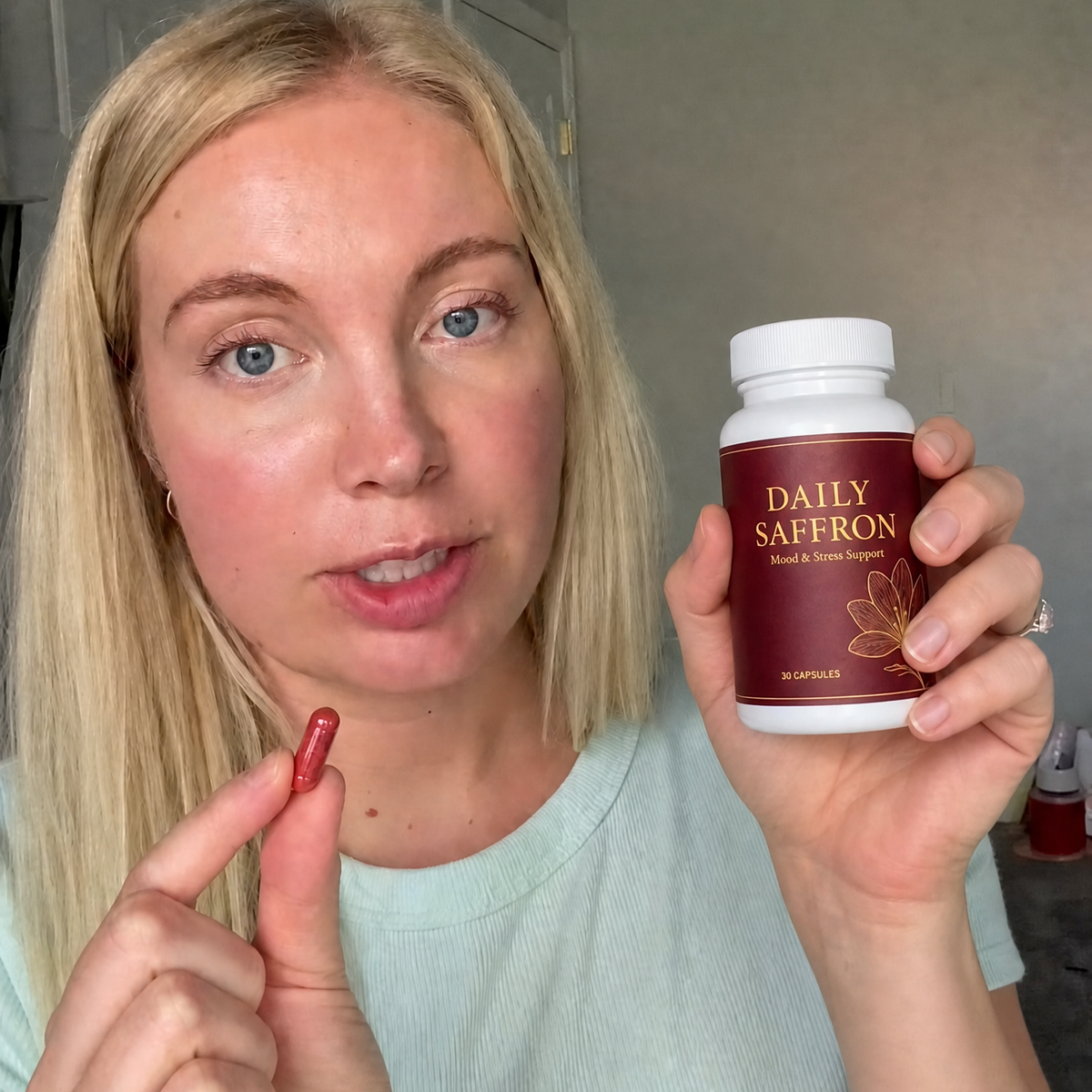 Daily saffron routine