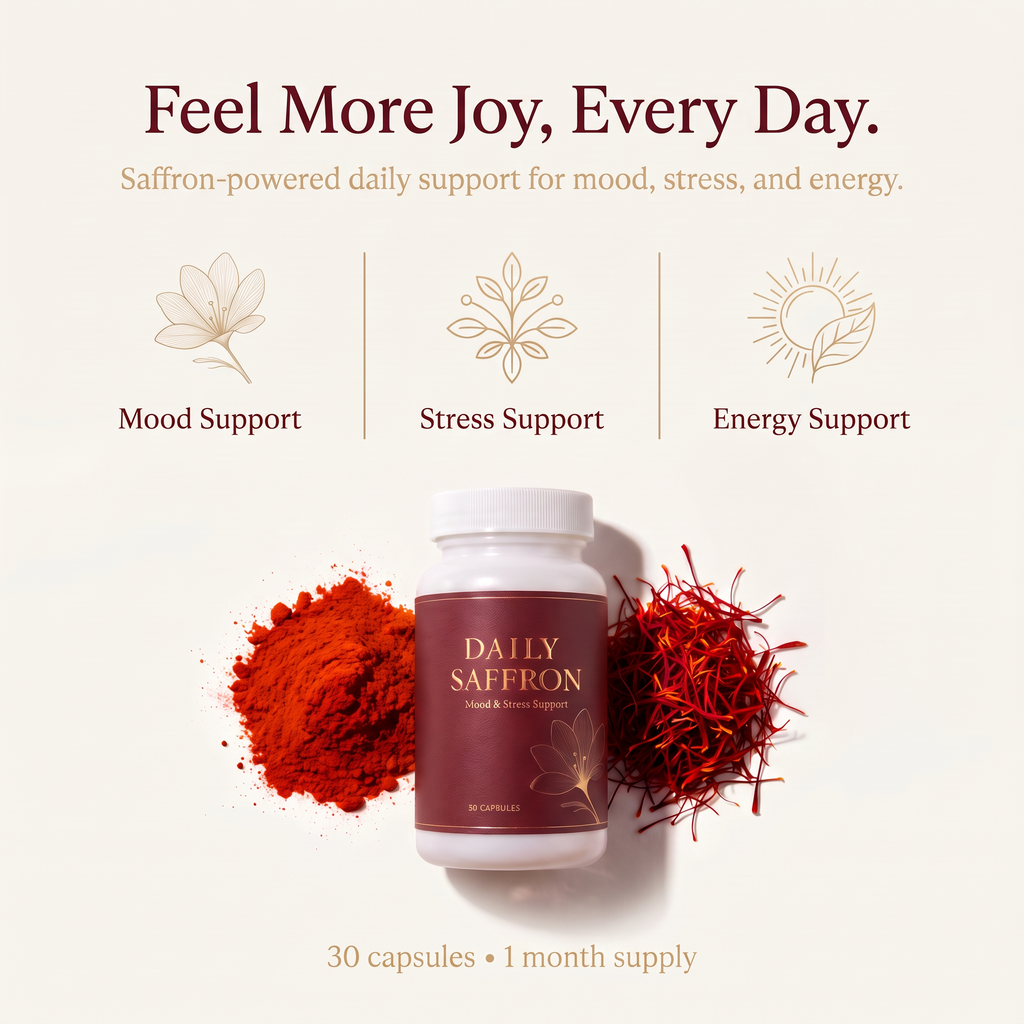 Daily Saffron Mood & Stress Support