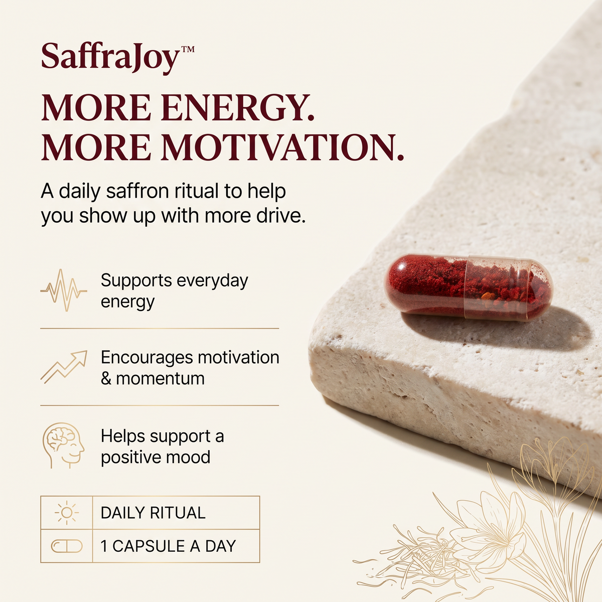 Daily Saffron Mood & Stress Support