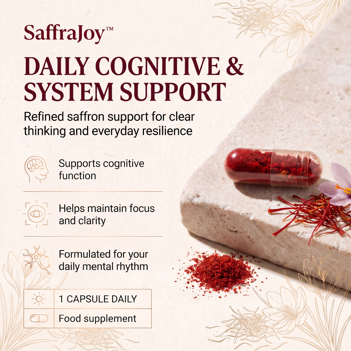 Daily Saffron Mood & Stress Support
