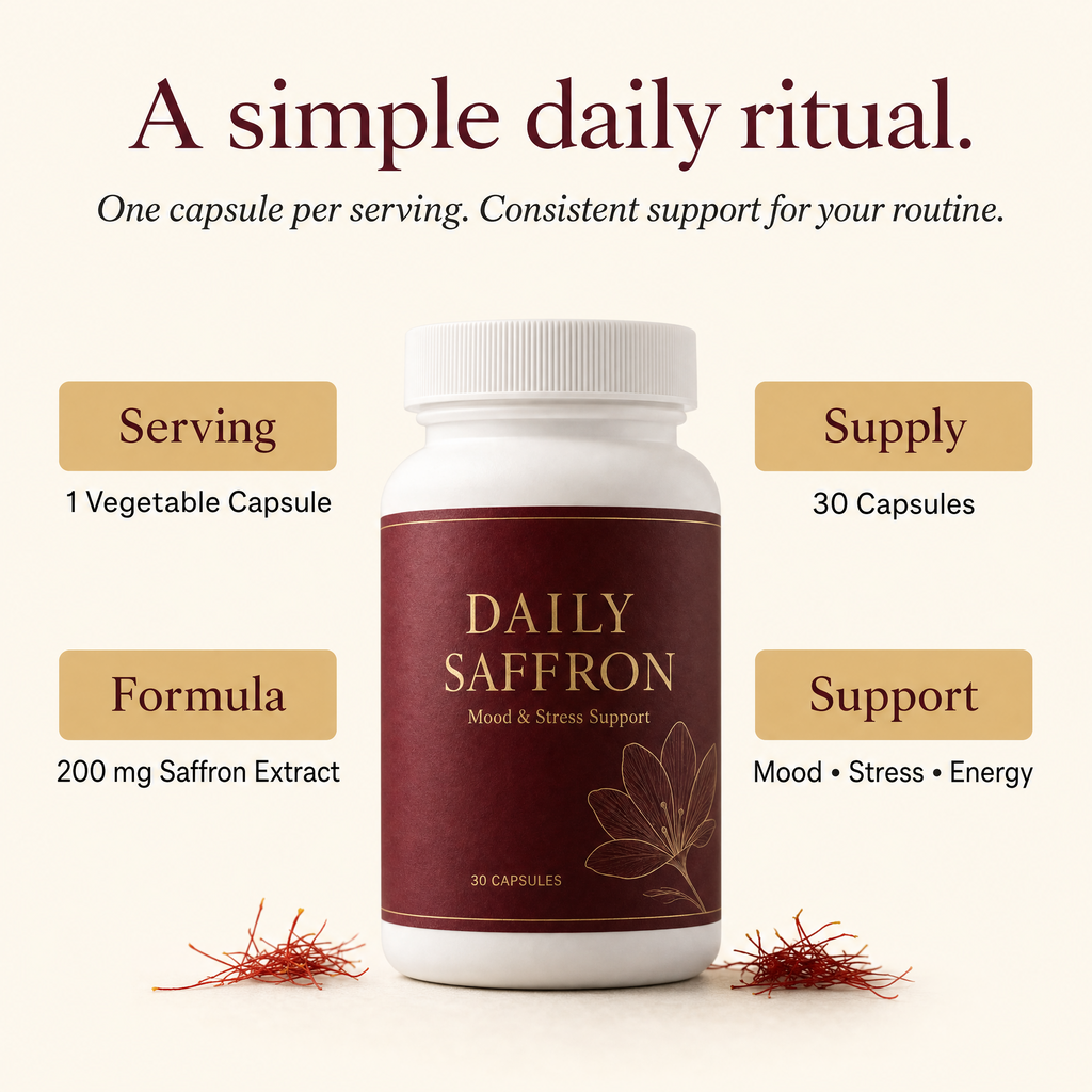 Daily Saffron Mood & Stress Support